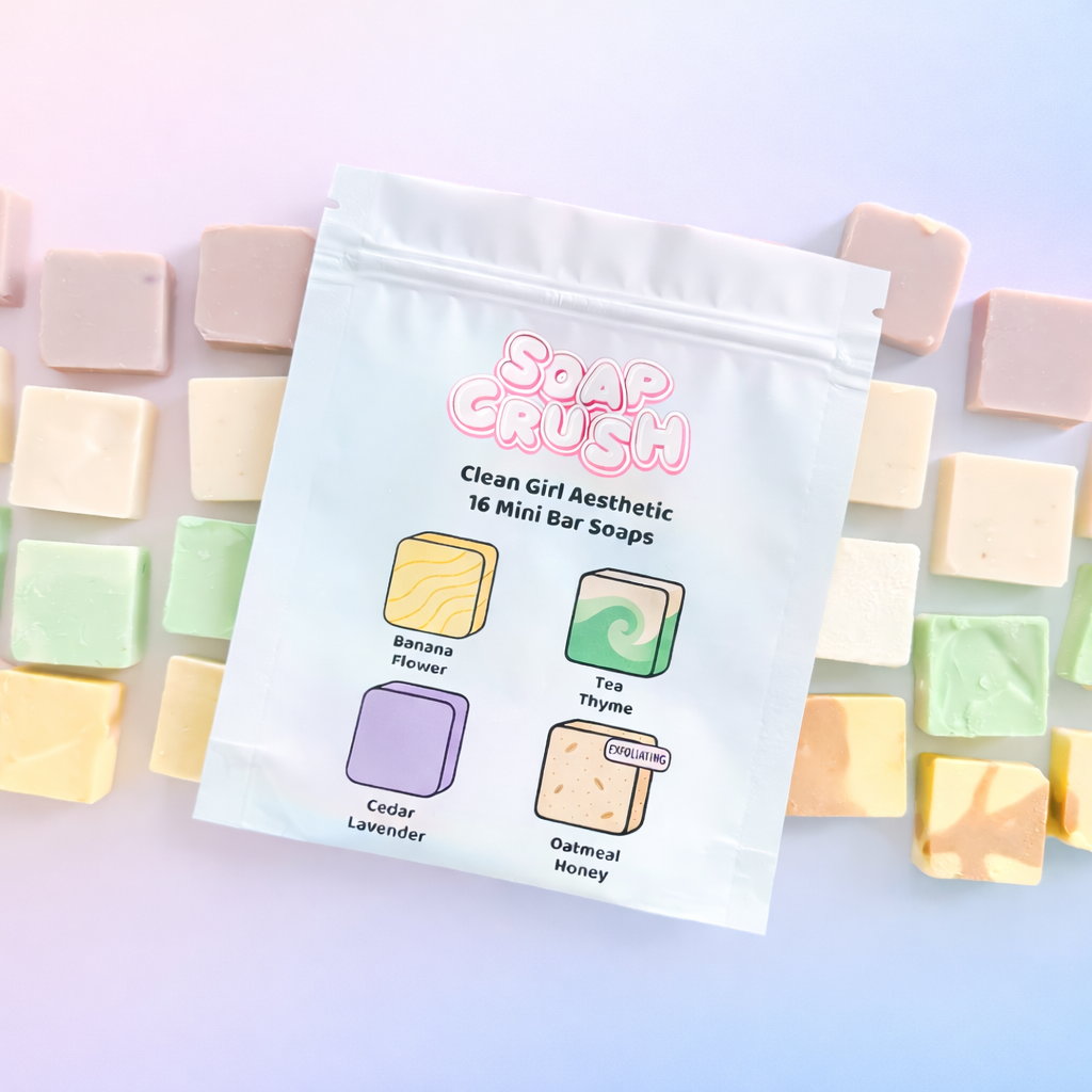 Clean Girl Aesthetic Mini Bar Soaps
